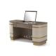 Bedroom Furniture Wooden Modern Luxury Leather Dressing Table With Mirror