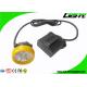 Anti Explosive Led Miners Cap Lamp 10000lux Brightness With Low Power Warning Function
