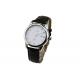 Quartz Movt Leather Wristband Watch , 10ATM Waterproof Classic Leather Watch