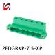 SHANYE BRAND 2EDGRKP-7.5/7.62 300V 7.62mm pitch pluggable terminal block male and female wire to wire better price supplyer