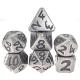 Dice Set For DND or RPG Dice Set Hand Carved Light weight Luxury Metal