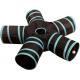 5 Way Cat Tunnel Tube Extensible Collapsible With Balls And Bells