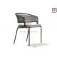 Aluminum 0.38cbm PE Rattan Waterproof Cushion Chair 61*55*H80cm