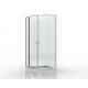 Indoor Aluminium Shower Cubicles Transparant Glass With Round Sliding Door