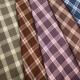Stretch Polyester Rayon Yarn Dyed Gingham TR Check Fabrics Twill Plaid