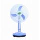 Factory direct sale indoor solar power table fan dc 12v 16inch with timer