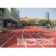 13mm All Weather Running Track Flooring For College School Rubber Surface