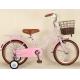 Lightweight 12 Inch Pedal Bike Pink Childrens Bike With Stabilisers