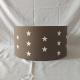 TC Chocolate Star Print Lampshade Lightweight Easy Fit Pendant