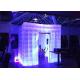 Romantic Inflatable Photo Booth LED Light 2.4m Color Changed With Blower