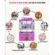120W Coin Operated Claw Crane Machine Colorful Electronic Claw Toy Grabber Machine