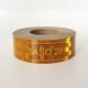 Yellow Metallized SASO 2913 Prismatic Retro Reflective Tape Sticker High Intensity