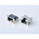 HULYN Very low profile, Shielded RJ45 Modular Jack, Through Hole Type, DIP,with LEDs，