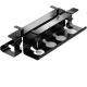 Silver Desk No Drilling Cable Management Tray for Workstation Cable Duct Cord Holder