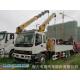 6X4 ISUZU Crane Truck 10 ton 16m Man Lifter Telescopic boom