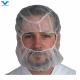 Disposable Protective Non Woven PP Ninja Balaclava Astronaut Space Cap With ISO Certified