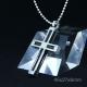Fashion Top Trendy Stainless Steel Cross Necklace Pendant LPC229