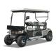 4 Seater Legal Street Electric Golf Cart with lithium battery and foldable back seat and large storage space