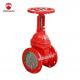 F4 Flange Fire Fighting Valves 4 Inch 1.5 Inch Ductile Iron Gate