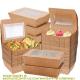 40 Oz Take Out Food Containers (50 Pack) Disposable Kraft Paper Food Container Takeout Box