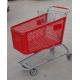 180L Metal Chassis Supermarket Shopping Carts Plastic 1030 x 575 x 1015mm