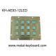 Water - Proof LED Backlit Metal Keypad 3x4 For Access Control System