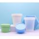 Mono Material PP Cosmetic Jar 50ml 100ml 200ml 250ml Ice-cream Cup Shape Personal Care Jar