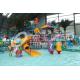 Customized Indoor / Outdoor Kids' Water Playground Water House For Family Interaction