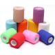 Medical surgical consumables colored veterinary bandage waterproof wrap cotton adhesive bandage, Vet Wrap Bandages