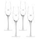Diamond Decoration Custom Personalized Clear Champagne Flutes Glass Gifts