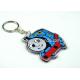 Children gifts cute Thomas series trains keychain animation figures design acrylic key chains for kids promotional gifts