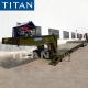 4 axle 100 ton military detachable gooseneck lowboy trailer-TITAN