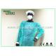 Polypropylene Disposable Isolation Gowns With Long Sleeve Durable use for prevent bacteria