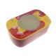 Rectangle Shaped Food Tin Box , Double Layer Mooncake Tin Box With Plastic Tray