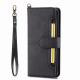 Samsung Galaxy S9 Multifunction Removable Leather Wallet Case with Card Slot and Wristlet Strap