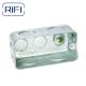 4x2 Rectangular Junction Box Metal For Surface Mounted Wiring
