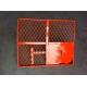 Red Scaffolding Ladder Access Steel Trap Door Frame For Falling Protection