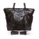 Women Style Genuine Leather Ideal Design Black Handbag Shoulder Bag #2600