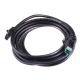 Black PVC Material  Electronic Wiring Harness  For USB Power Cable  Interface