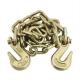 Diameter 8mm G70 Truck Chain Trailer Chain With Clevis Grab Hooks for Cargo Control