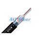 Outdoor Multimode Fiber Optic Cable Black PE Jacket With Uni - Tube Gel - Filled Construction