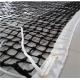 Professional Standard Tennis Training Net Top Quality 12.8m Tennis  Net vinyl coated steel cable tennis net