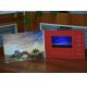 Innovative creative craft card LCD video brochure 7inch LCD screen Travel&Tourism invitation book video player card