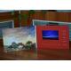 Innovative creative craft card LCD video brochure 7inch LCD screen Travel&Tourism invitation book video player card