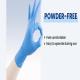 Work Disposable Blue Nitrile S/M/L Size Safety Gloves Powder Free Non Vinyl Latex