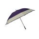 30 Inch Purple Promotion Golf Umbrellas With Black Rubber Coating Plastic Handle