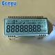White Backlight Custom LCD Screen HTN Segmented 28PIN Energy Meter LCD Display