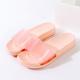 Household Womens Open Toe Bedroom Slippers , Couple Washable Indoor Slippers