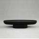 Black Fiberglass Oval Coffee Table Creative Premium Feeling Shaped High Durability