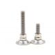 M12x1.75 60mm Stainless Steel Adjustable Feet Threaded Glide Supporting Foot